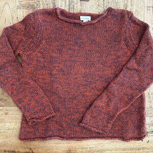 Garnet Hill roll neck cotton sweater